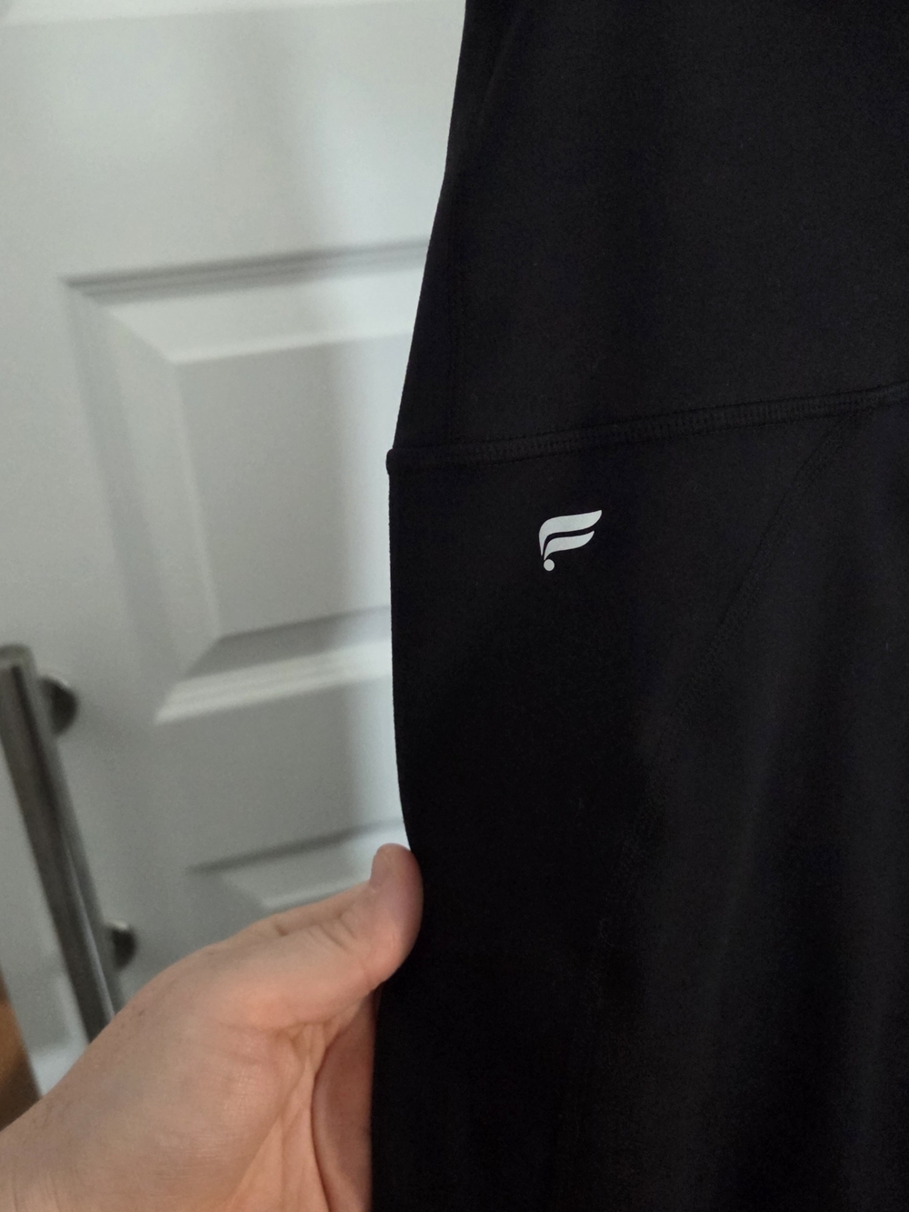 Fabletics Black High-Waist Flare Leg Pants - Picture 5 of 10